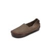 Dwarves Retro Soft Leather Flat Slip On Loafers For Kvinnor Handgjorda I / | Lagenheter