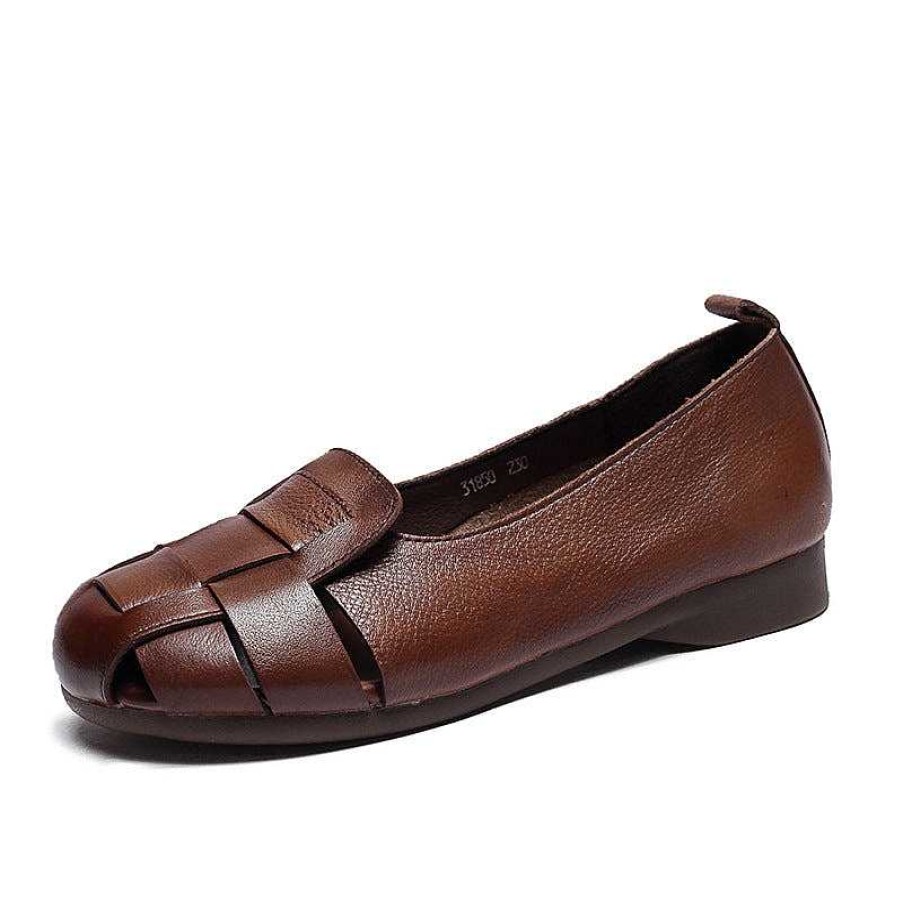 Dwarves Handgjorda Kvinnors Mjuka Loafers I Akta Lader Sommarsandaler / / | Sandaler