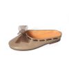 Dwarves Modedesign Damtofflor Lader Low Wedge Sandaler Platta Skor | Tofflor