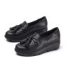 Dwarves Tofs-Detaljerad Mjuk Lader Loafer For Kvinnor I / | Loafers