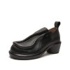 Dwarves Rund Ta 40 Mm Blockklack Lader Loafers For Kvinnor I / | Loafers