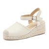 Dwarves Slingback Espadrille-Wedge Ladersandaler In / / | Sandaler