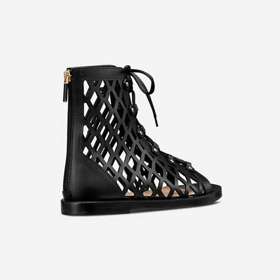 Dwarves Lader Strappy Sandaler Stovlar For Kvinnor Oppen Ta Rygg Dragkedja Flat Gladiator Sandaler | Sandaler