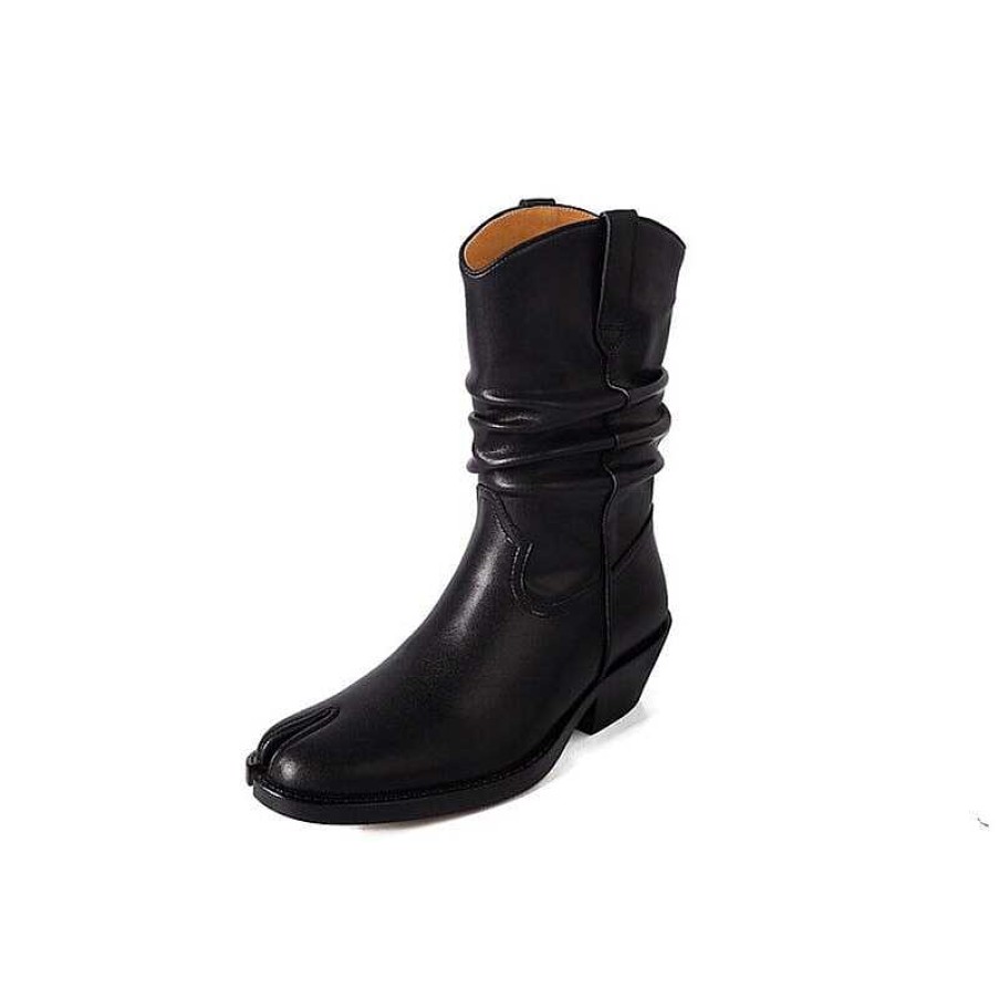 Dwarves Delad Ta Mid Calf Boots For Kvinnor Vikbar Western Boot In / | Stovlar