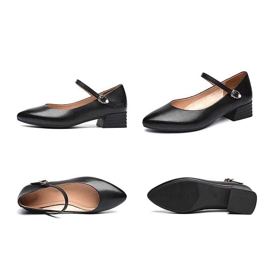 Dwarves 2021 Designer Mary Jane Skor Mjuka Pumps I Akta Lader Handgjorda Sandaler / | Mary Jane