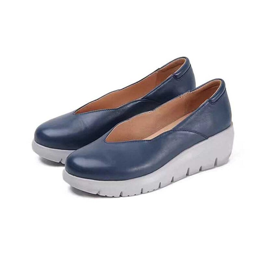 Dwarves Loafers I Mjukt Lader For Kvinnor Latt Kilklack I / / / | Kilar