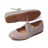 Dwarves Mjukt Lader Snorning Mary Jane Flats Oxfords Handgjorda I / / / | Mary Jane