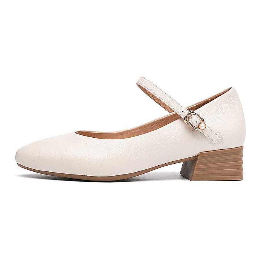 Dwarves 2021 Designer Mary Jane Skor Mjuka Pumps I Akta Lader Handgjorda Sandaler / | Pumps