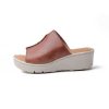 Dwarves Summer Wedge Sandaler Handgjorda X Strap Ladertofflor In / / | Stor Storlek