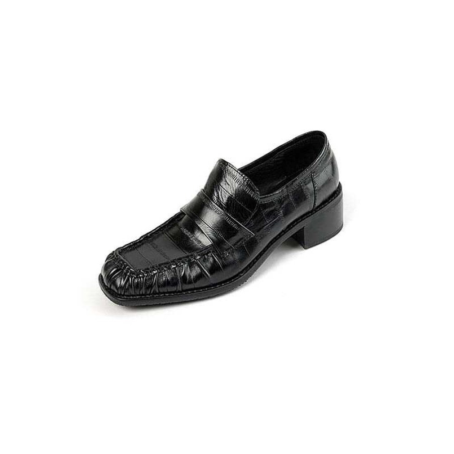 Dwarves Penny Loafers I Lader I Blockklack Med Rynkor For Kvinnor I / | Loafers