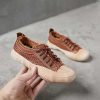 Dwarves Lader Flatform Low-Top Perforerade Sneakers For Kvinnor Fringed Detail In / | Sneakers