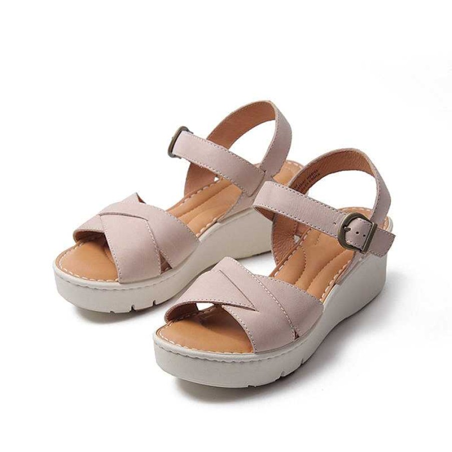 Dwarves Handgjorda Sandaler I Lader X Strap In / / Kvinnors Plattform Slingback | Plattform