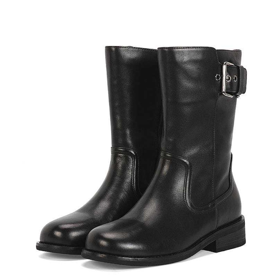 Dwarves Dam Retro Lader Mid Calf Boots For Kall Vinter Klassiska Martin Boots Kort Plyschfoder | Stovlar