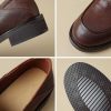 Dwarves Loafers I Mjukt Lader For Kvinnor Med Metallspanne / | Loafers