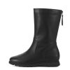 Dwarves Retro Lader Mid Calf Boots For Kall Vinter Klassiska Martin Boots Handgjorda Korta Plyschfoder | Stor Storlek