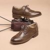 Dwarves Kvinnor Vingspetsskor Handgjorda Farskinn Brogue Oxfords Lagklackade Elegant / / (Battre Lampad For Tunna Fotter) | Oxfords & Slips