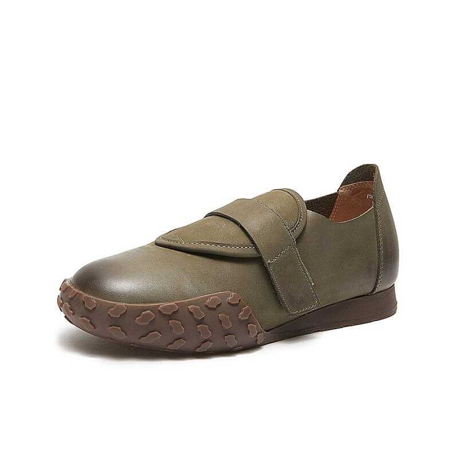 Dwarves Damer Casual Slip On Loafers Skor Touch-Strap Flats In / | Loafers