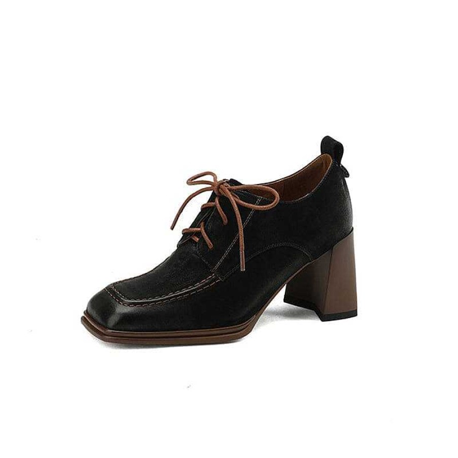 Dwarves Hogklackade Oxfords & Slipsskor For Kvinnor Blockklackar Normal Fit In / | Oxfords & Slips