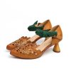 Dwarves Dam Lader Pumps Sandaler Klassisk Rund Toe Kitten Klackskor In / | Sandaler