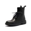 Dwarves Handgjorda Akta Lader Lace Up Derby Ankel Marching Boots / / / | Stovlar