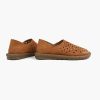 Dwarves Handgjorda Slip Ons Flats I Akta Lader Perforerade Loafers Som Andas In / | Lagenheter