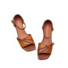 Dwarves Sommarsandaler Dam Lader Fyrkantiga Peep Toe Sandaler Spanne Rem Dam Gladiator Sandaler Handgjorda Hoga Klackar | Sandaler