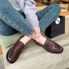 Dwarves Penny Loafers I Lader Med Blockklack For Kvinnor I / | Stor Storlek