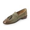 Dwarves Retro Leather Tofs Loafers For Kvinnor Rund Toe In / | Loafers