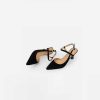 Dwarves Mockalader Spetsad Ta 60 Mm Kitty Heel Sandaler Slingback Pumps In / | Sandaler