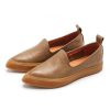 Dwarves Vegetabiliskt Garvat Lader Loafers Spetsig Ta Flats In / / | Lagenheter