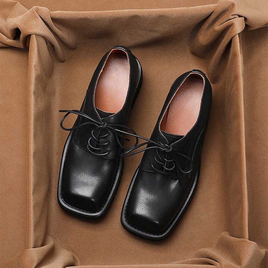 Dwarves Handgjorda Laderplattformssnorar Oxfords For Kvinnor I / | Oxfords & Slips