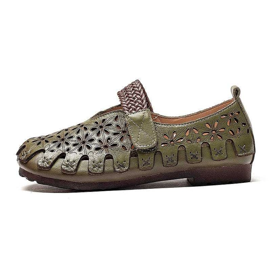 Dwarves Mary Jane Skor Med Spanne Lader Dam Andas Flats Loafers Casual Sandaler / / | Loafers