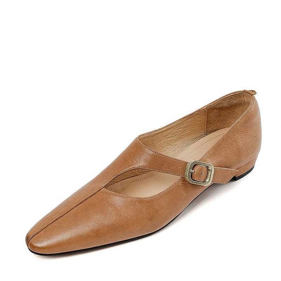 Dwarves Mjukt Lader Flat Slip On Flats For Kvinnor Handgjorda / | Lagenheter