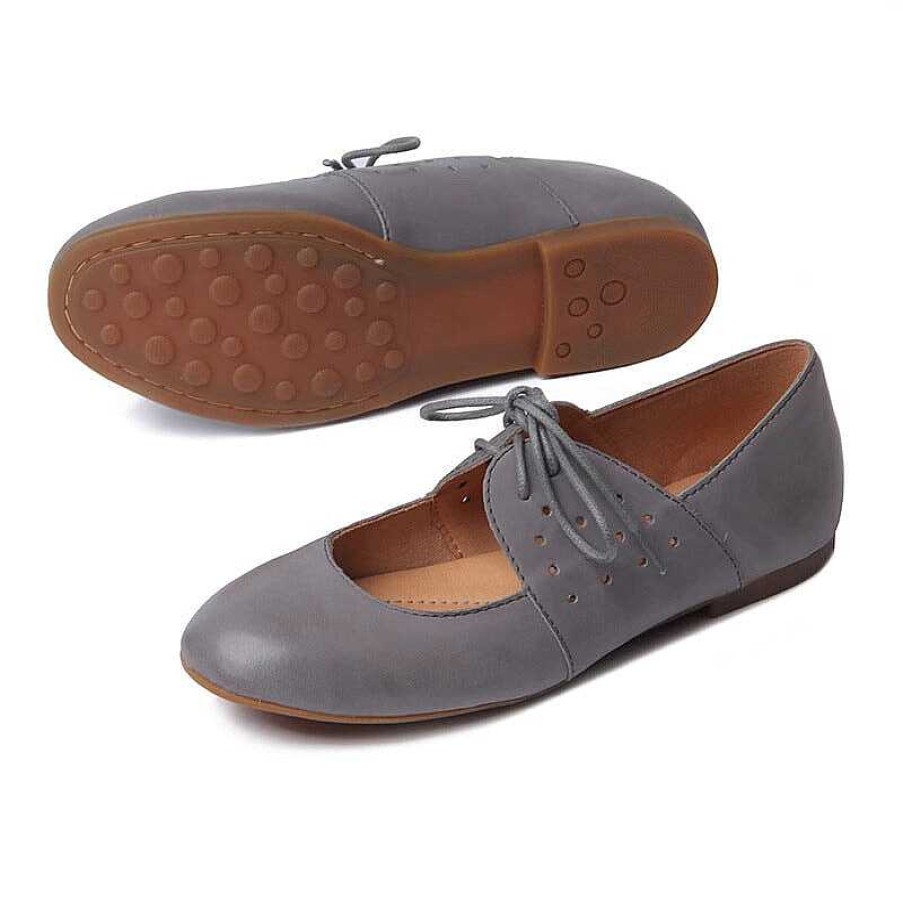 Dwarves Mjukt Lader Snorning Mary Jane Flats Oxfords Handgjorda I / / / | Mary Jane