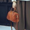 Dwarves Litterar Vintage Boston Cowhide Single Shoulder Crossbody-Vaska For Kvinnor | Vaskor Och Tillbehor