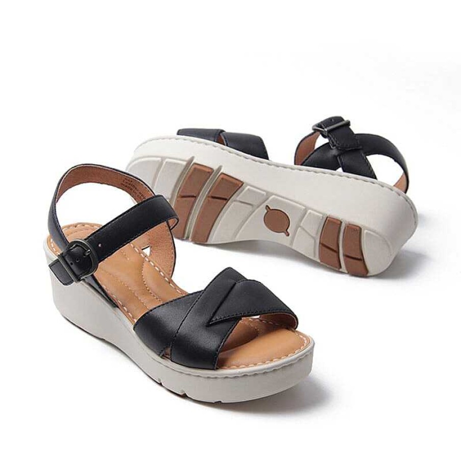 Dwarves Handgjorda Sandaler I Lader X Strap In / / Kvinnors Plattform Slingback | Sandaler