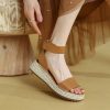 Dwarves Slingback Espadrille-Wedge Ladersandaler In / / | Sandaler