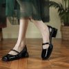 Dwarves Handgjorda Lacklader Mary Jane Pumps Block Heel Office Shoes In / | Mary Jane